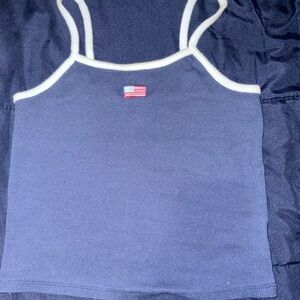 Dark blue tank top
